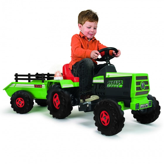Injusa Elektrische Kindertractor Basis 6V Groen