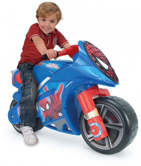 Injusa Loopmotor Ultimate Spider-Man 95 Cm Blauw/Rood