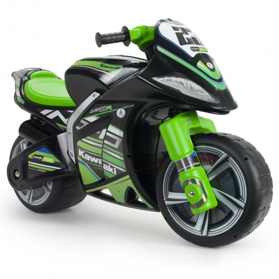 Injusa Loopmotor Winner Kawasaki 99 Cm Zwart/Groen