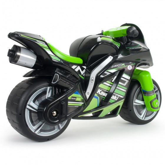 Injusa Loopmotor Winner Kawasaki 99 Cm Zwart/Groen