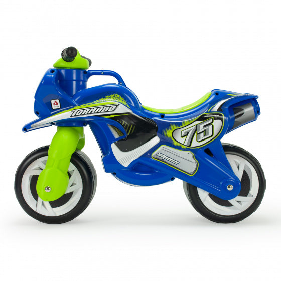 Injusa Loopmotor Tundra Tornado Jongens 69 Cm Blauw/Groen