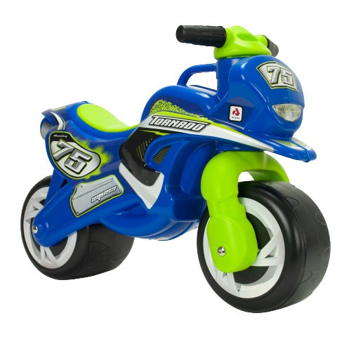 Injusa Loopmotor Tundra Tornado Jongens 69 Cm Blauw/Groen