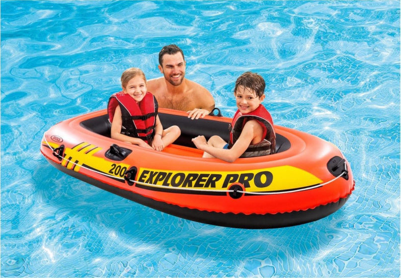 Intex Opblaasboot Exporer Pro 196 X 102 Cm Pvc Oranje