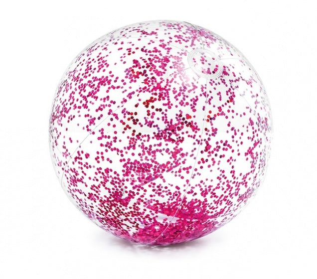 Intex Strandbal Glitter 51 Cm Transparant Paars transparant/paars