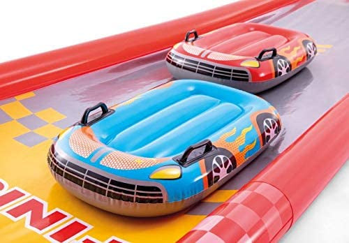 Intex Waterglijbaan Junior 5,6 X 1,2 M Vinyl Grijs/Rood 3-Delig
