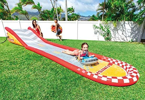 Intex Waterglijbaan Junior 5,6 X 1,2 M Vinyl Grijs/Rood 3-Delig