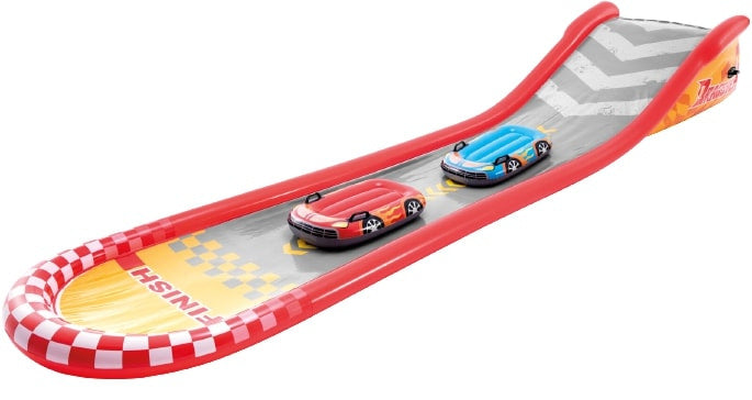 Intex Waterglijbaan Junior 5,6 X 1,2 M Vinyl Grijs/Rood 3-Delig
