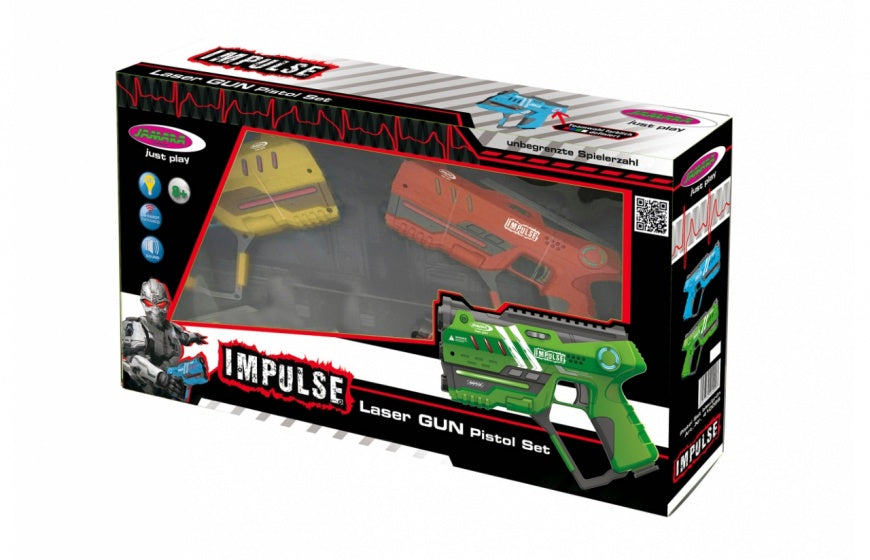 Jamara Laserpistoolset Impulse Jongens 22 Cm  geel/rood