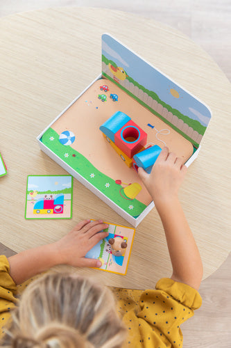 Jumbo Puzzel Logic Park Junior 24 X 18 Cm 7-Delig