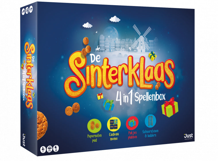 Just Games Spellenbox Sinterklaas 4-In-1 (Nl)