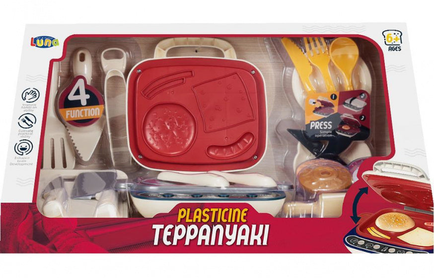 Luna Speelset Teppanyaki Junior Wit/Rood 20-Delig