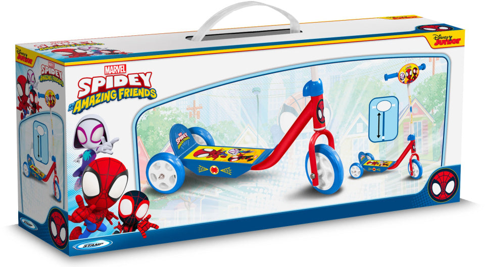 Marvel 3-Wiel Kinderstep Spidey Junior Rood/Blauw