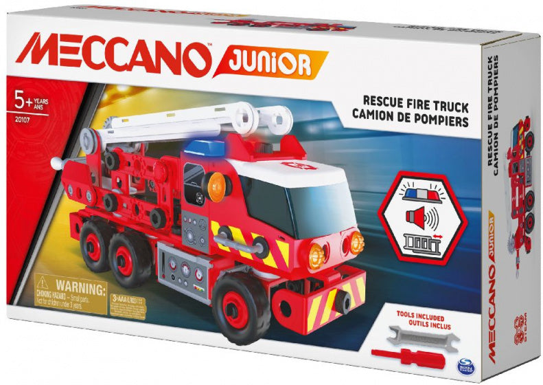 Meccano Bouwpakket Fire Truck 8 X 35 X 20 Cm Rood 154-Delig