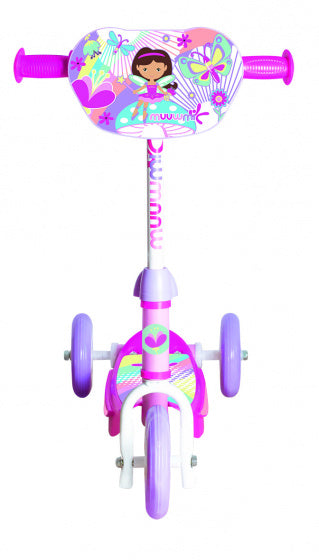 Muuwmi 3-Wiel Kinderstep Dora Junior Vrijloop  roze