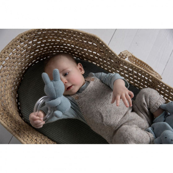 Nijntje Rammelaar Green Knit Junior 7 X 12 Cm Polyester Groen