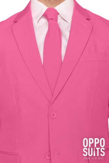 Opposuits Verkleedpak Zomer Mr. Pink Heren Polyester Mt 60