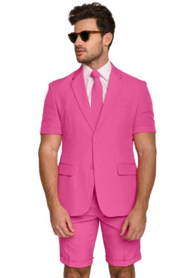 Opposuits Verkleedpak Zomer Mr. Pink Heren Polyester Mt 60