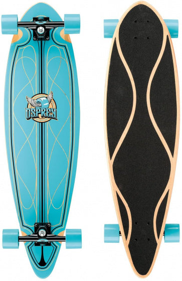 Osprey Longboard Helix 91 X 24 Cm Esdoorn Blauw/Zwart