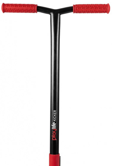 Playlife Stuntstep Kicker Red 82 Cm Aluminium  zwart/rood