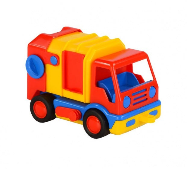 Polesie Vuilniswagen 19 Cm Rood/Geel