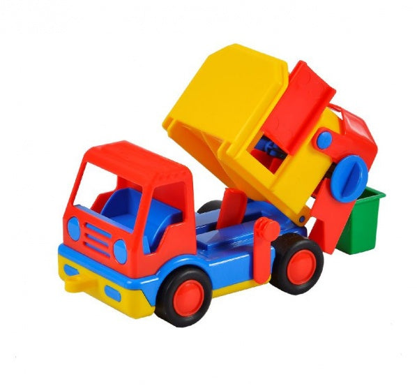 Polesie Vuilniswagen 19 Cm Rood/Geel