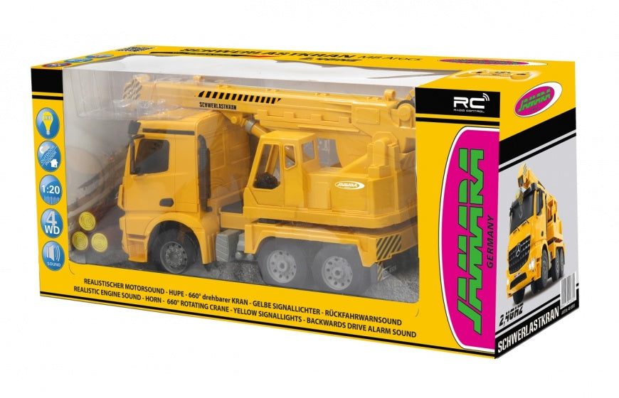 Jamara Bouwkraan Rc Mercedes-Benz Arocs 2,4 Ghz Geel 1:20