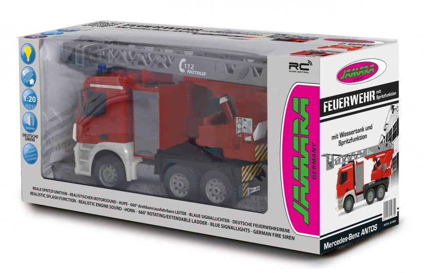 Jamara Brandweerwagen Rc Mercedes-Benz Arocs 2,4 Ghz Rood 1:20
