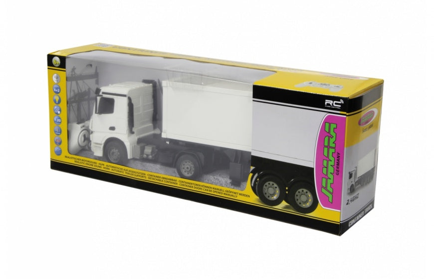 Jamara Containertruck Rc Mercedes-Benz Arocs 2,4 Ghz Wit 1:20