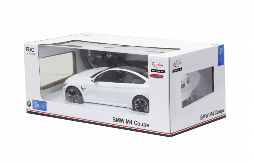 Rastar Rc Bmw M4 Coupe Jongens 1:14 wit