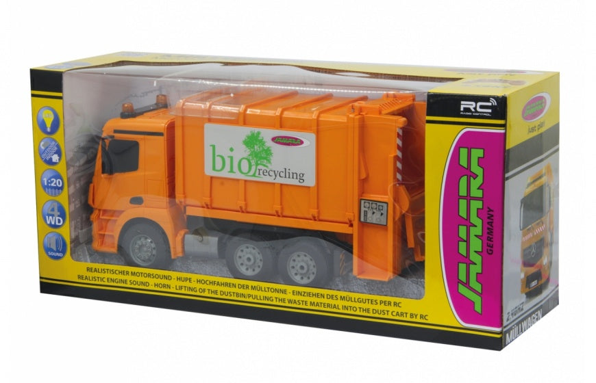 Jamara Vuilniswagen Rc Mercedes-Benz Antos 2,4 Ghz Oranje 1:20
