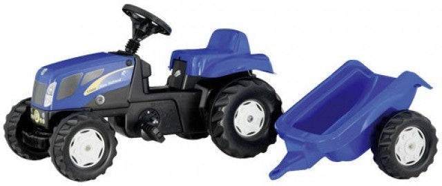 Rolly Toys Traptractor Rollykid New Holland T7040 Junior Blauw