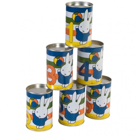 Rubo Toys Werpspel Nijntje Blikgooien 9-Delig