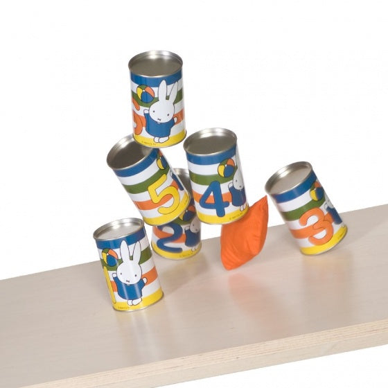 Rubo Toys Werpspel Nijntje Blikgooien 9-Delig