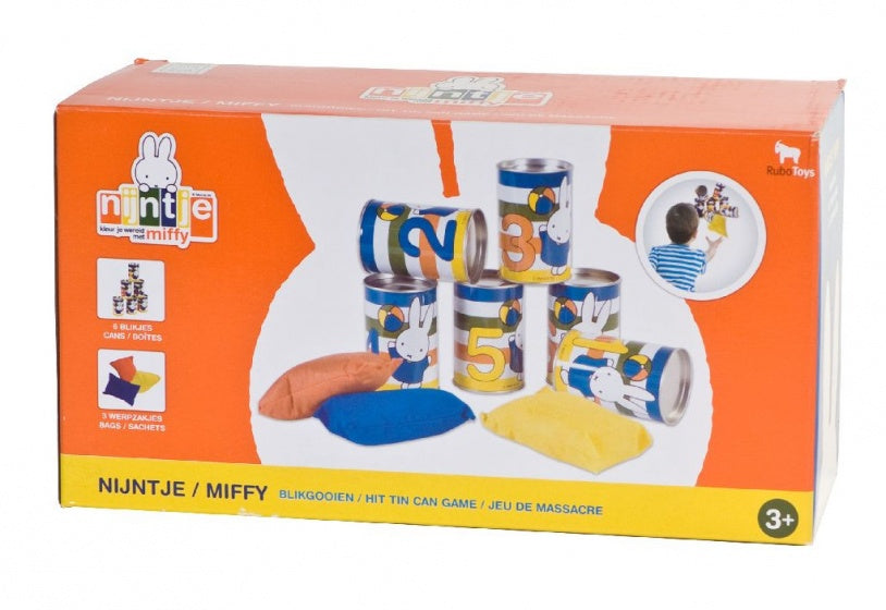 Rubo Toys Werpspel Nijntje Blikgooien 9-Delig