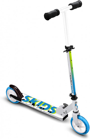 Skids Control Control Junior Voetrem Wit/Blauw
