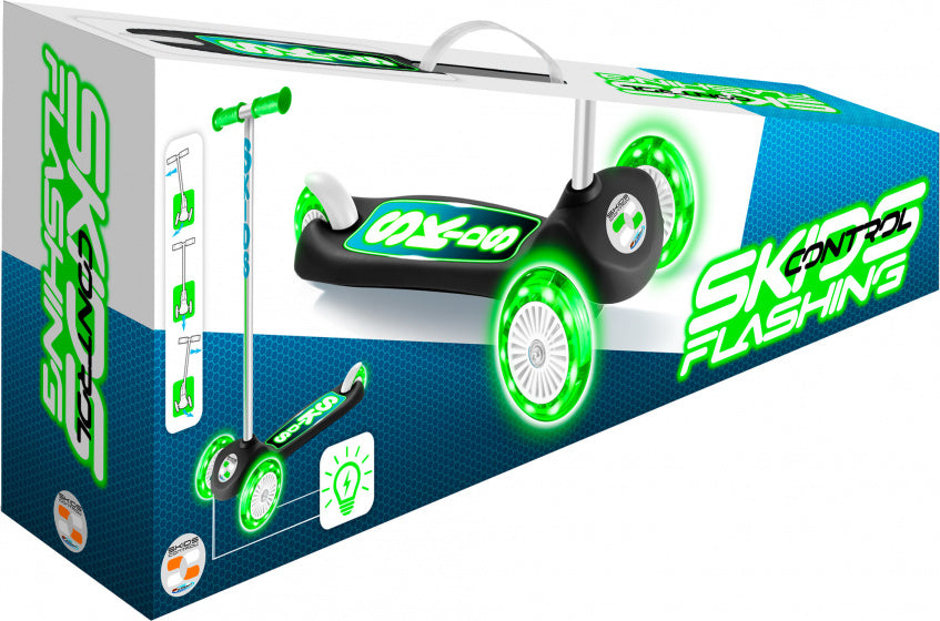 Skids Control Step Lichtgevend Junior 66 X 27 Cm Abec 5 Groen