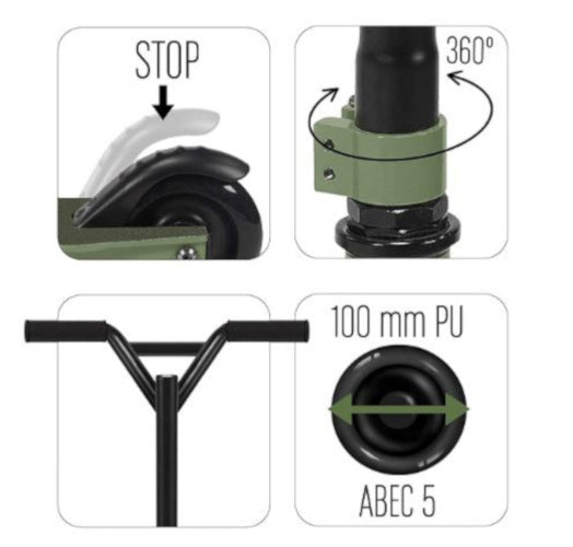 Skids Control Military Junior Kaki