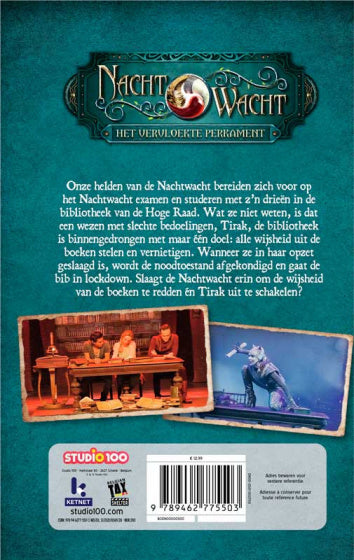 Studio 100 Leesboek Nachtwacht: Het Vervloekte Perkament