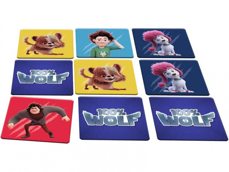 Studio 100 Memo Spel Memory 100% Wolf Junior Karton Paars
