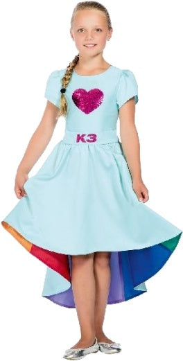Studio 100 Verkleedjurk K3 Love Cruise Blauw Maat 152