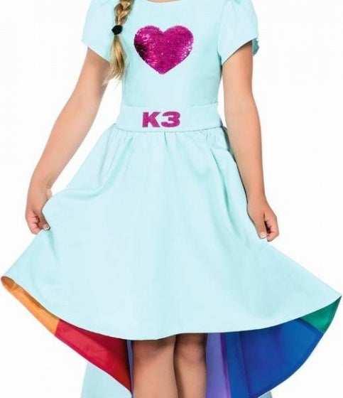 Studio 100 Verkleedjurk K3 Love Cruise Blauw Maat 152