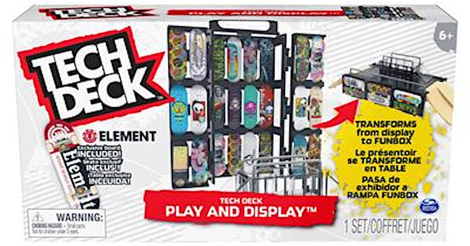 Tech Deck Speelset Play Skate Shop Zwart/Naturel 15-Delig