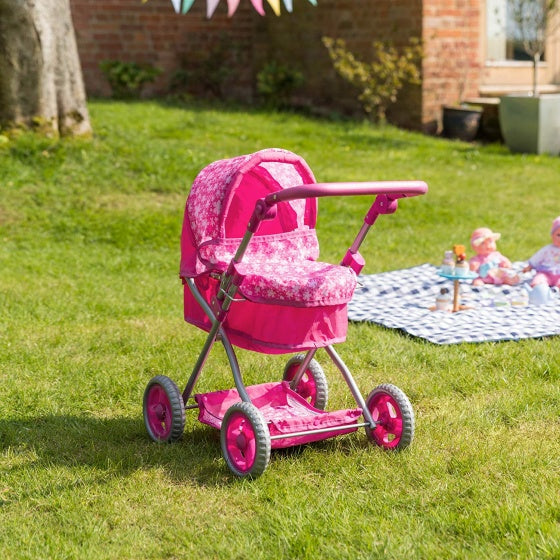 Toyrific Snuggles Poppenwagen Deluxe Roze 66 X 47 X 40 Cm