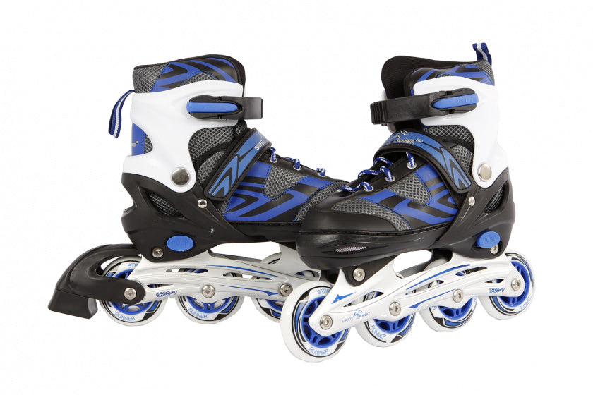 Street Rider Inline Skates Semi-Softboot Blauw/Zwart