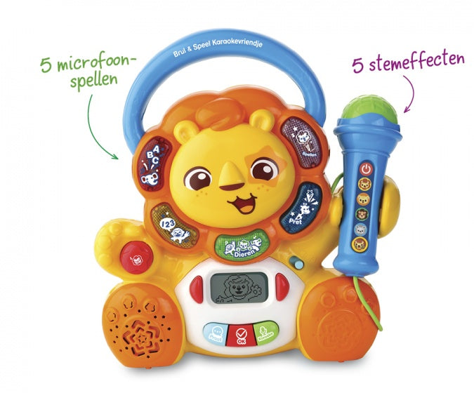 Vtech Brul & Speel Karaokevriendje 33 Cm Multicolor