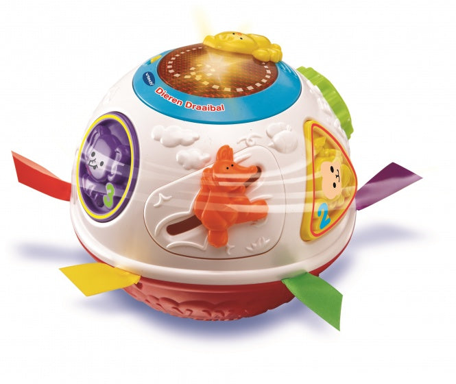 Vtech Draaibal Dieren wit nederlands