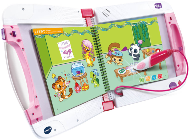 Vtech Console Met Activiteitenboek Magibook V2 Wit/Roze 3-Delig