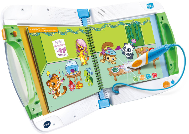 Vtech Console Met Activiteitenboek Magibook V2 Wit/Groen 3-Delig