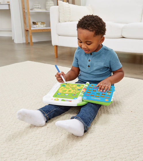 Vtech Kinderboek Mijn Activiteitenboek - Naar School Groen 2-Delig