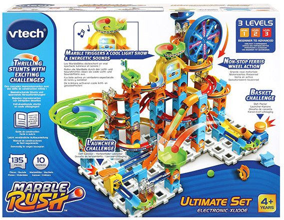 Vtech Knikkerbaan Marble Rush Ultimate 73 Cm Oranje 139-Delig
